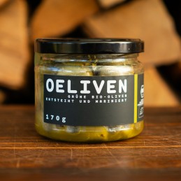 Oel Oeliven Grüne Oliven...