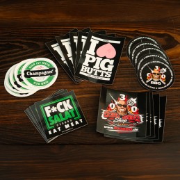 030 BBQ STICKERBOMB (25 x...