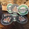 030 BBQ / Champagner Bierdeckel Set 10 Stück
